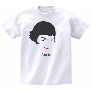 音楽・バンド・ロック・シネマ　 Tシャツ　Amerie アメリ　白｜t1500