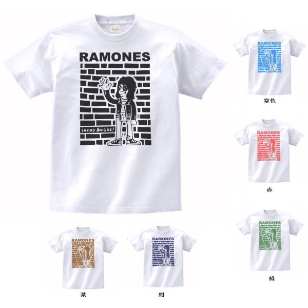 バンド　ロック Tシャツ　RAMONES　白