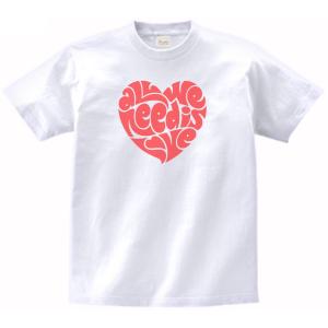ALL NEE IS YOU LOVE　バンド　ロック Tシャツ　白