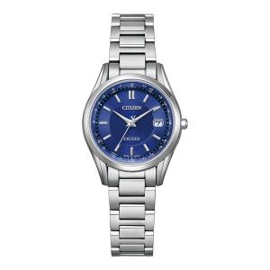 CITIZEN EXCEED シチズン エクシード ペア シルバー×ブルー レディース腕時計 ES9370-62L｜t1me-shop-a