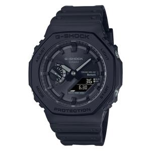 国内正規品 CASIO G-SHOCK カシオ Gショック アナデジ タフソーラー 薄型 八角形 オールブラック メンズ腕時計 GA-B2100-1A1JF｜時計のタイム
