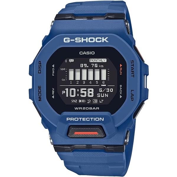 国内正規品 CASIO G-SHOCK G-SQUAD スクエア ブルー メンズ腕時計 GBD-20...
