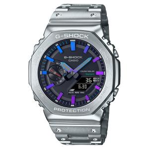 国内正規品 CASIO G-SHOCK カシオ Gショック フルメタル モバイルリンク アプリ対応 メンズ腕時計 GM-B2100PC-1AJF｜時計のタイム