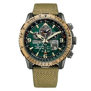 CITIZEN（シチズン） 逆輸入 エコドライブ チタン スカイホーク 電波