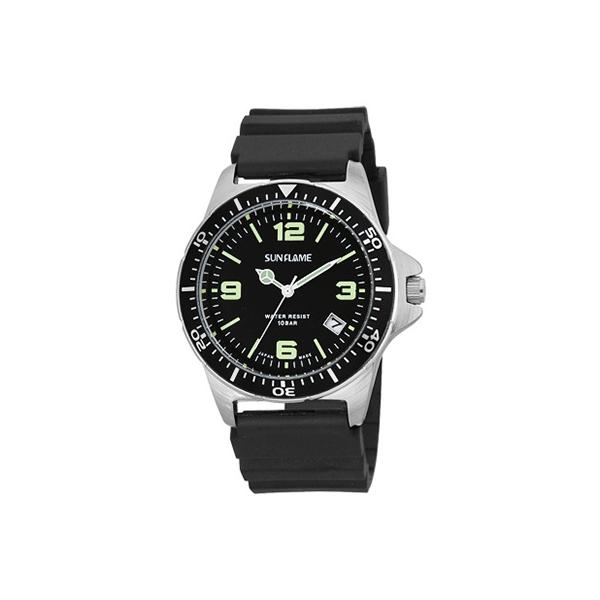 J-AXIS 10気圧防水 メンズ腕時計 MJG-B03-BK