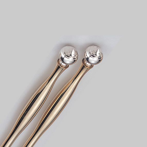 茶道具 皆具 飾火箸 宝珠頭料