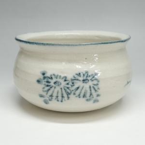 茶道具 / 建水 モール 菊割建水 哲匠 作 (紙箱)茶道 : ティー