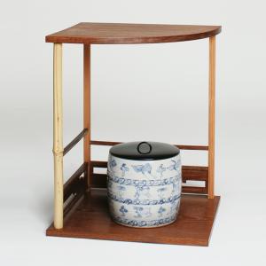 茶道具 お棚 三成棚 鵬雲斎好写し 中村宗悦作 組立式 炉・風炉用 保護