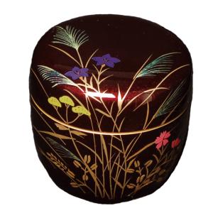 茶道具 棗 中棗 松唐草蒔絵 折撓 輪島塗 陽斎 茶道具 棗 中棗 松唐草蒔絵 折撓 輪島塗 陽斎