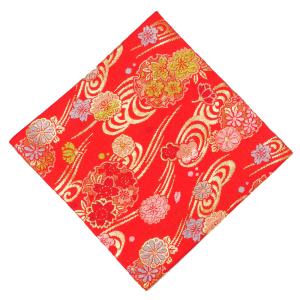 ○茶道具 / 袱紗 北村徳斎 帛紗 (ふくさ) 特優 赤色 ゆううパケット