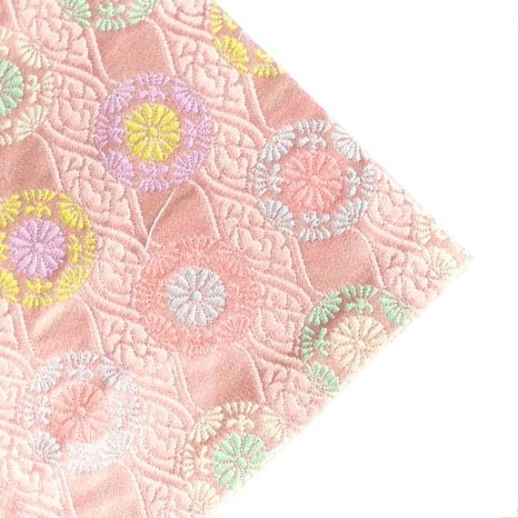 ● 中川政七商店　正絹 雲立涌に菊の丸　04号 茶道具 / 古帛紗・古袱紗 ゆうパケット対応