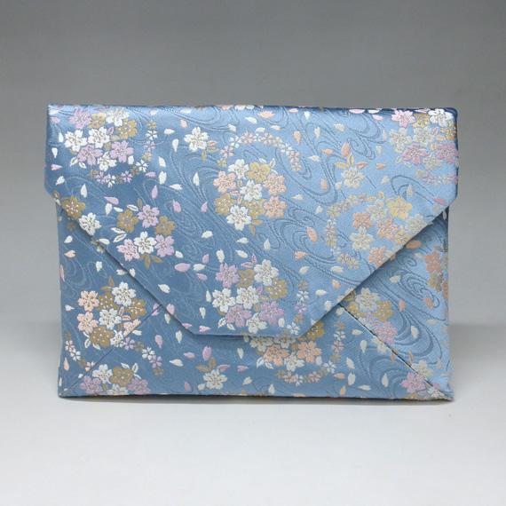 ● 中川政七商店　新ん橋(しんばし)　名物裂流水に桜の丸　04号 茶道具 / 数寄屋袋 ゆうパケット...