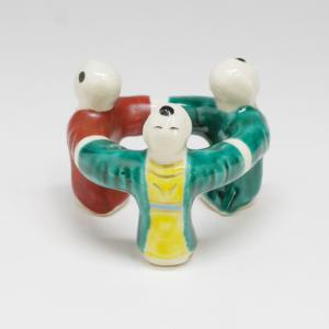 茶道具 水指 水差し 信楽焼き 5代 上田直方作 古来窯 共蓋 信楽焼