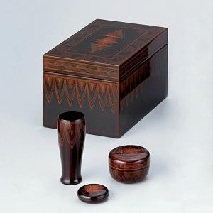 茶道具 / 茶通箱 茶通箱セットB (仕服付き茶入・棗・大津袋) : ティー