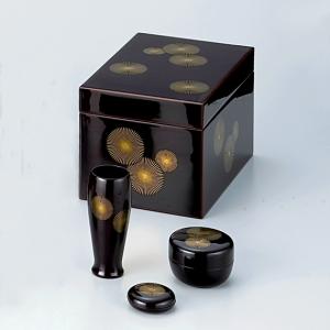 茶道具 / 茶通箱 茶通箱セットB (仕服付き茶入・棗・大津袋) : ティー