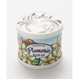 【PLUMERIA】ジェルフレグランス　ハワイアン　プルメリア　芳香剤　ジェル　ハワイアン雑貨　Kahiko　　置き型　缶　アロマ　インテリア　ハワイの香り
