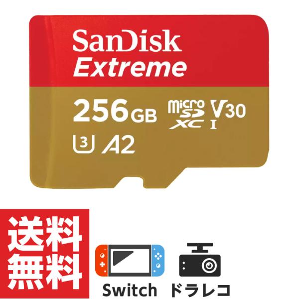 microSD 256GB マイクロSDカード サンディスク SanDisk U3 ドラレコ Swi...