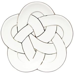 有田焼 田清窯 梅結び 銘々皿 プラチナ