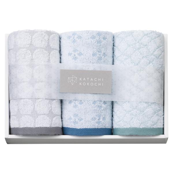 KATACHI KOKOCHI(カタチココチ) フェイスタオル3P K-20150 (送料込み価格)...