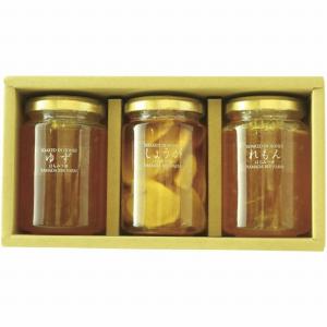 山田養蜂場　新品未開封4点セット 山田養蜂場 はちみつ漬3本セット HK-30 (個別送料込み価格) (-C6175