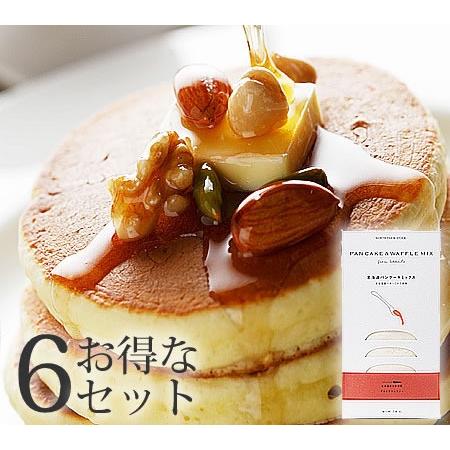 NORTH FARM STOCK ノースファームストック 北海道パンケーキミックス180g 6セット...