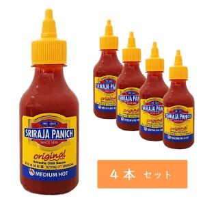 シラチャー チリソース (230g x 4本) 保存料無添加 ハラル認証(ハラール) sriracha シラチャ 送料無料