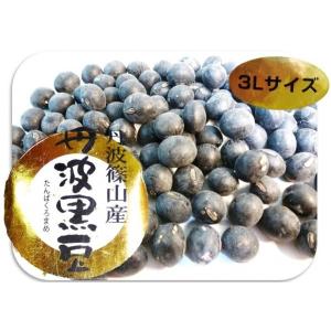 丹波黒豆 200g×3袋 豆力 兵庫県篠山産 特大粒3L 丹波黒大豆 たんばくろまめ 丹波黒豆 国産 国内産 黒豆 丹波黒 乾燥豆 生豆 業務用