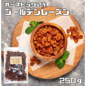 ゴールデンレーズン 250g オーストラリア産 世界美食探究 ドライフルーツ シードレス サルタナ種 干しぶどう 製菓 製パン 乾燥ぶどう