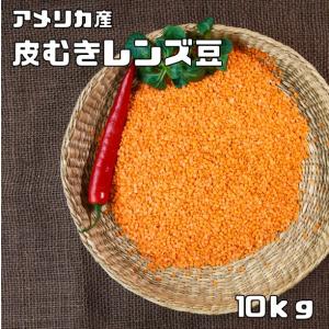 豆力　豆専門店のレンズ豆（赤：皮むき）10kg