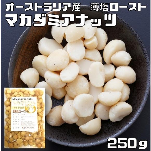 マカダミアナッツ 薄塩 250g 世界美食探究 オーストラリア産 （メール便）塩味 マカデミアナッツ...