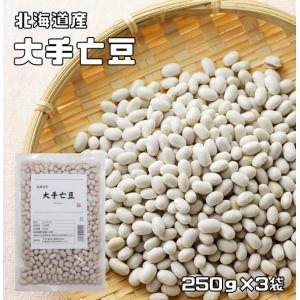 豆力特選　北海道十勝産　大手亡豆　250g×3袋