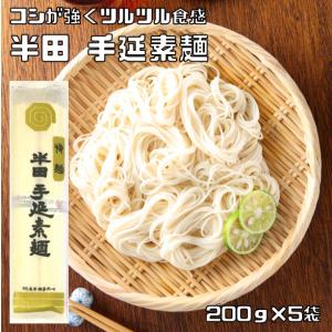 半田そうめん 200g 手延べ 徳島県産 乾物屋の極上乾麺 半田素麺 阿波