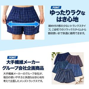 綿100% メンズ トランクス パンツ ランダ...の詳細画像4