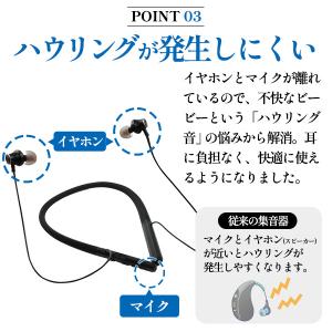集音器 充電式 首掛け 軽量 34g 電池不要...の詳細画像4