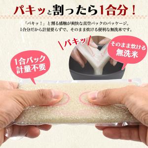 10合 無洗米 秋田県産 あきたこまち 1合パ...の詳細画像3