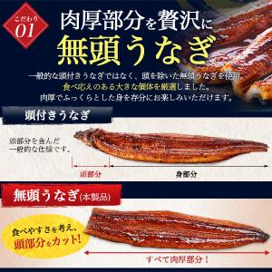 鹿児島産 鰻 無頭うなぎ 蒲焼き 大サイズ 約...の詳細画像2
