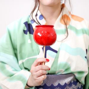 食べられない りんご飴 りんごあめ 屋台 お祭...の詳細画像1
