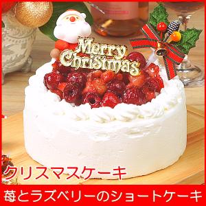 クリスマスケーキ 2023 予約 送料無料 苺とラズベリーのショートケーキ プレゼント お取り寄せ ギフト