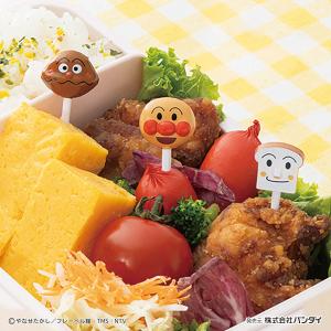 お弁当 ピック ピックス かわいい 幼稚園 保育園 串 おもしろ キャラ弁 子ども (M便 1/6) (アンパンマン ニコニコピック 12220)｜タベルニー お弁当箱専門店
