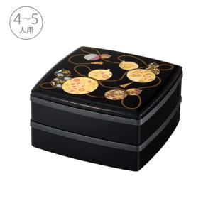 ミタニ 重箱 3段 正月 おせち 和風 漆器 迎春 お節 おもてなし 行楽