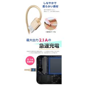 【選べる★カラー長さ】充電ケーブル 選べる i...の詳細画像3