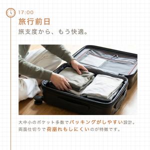 スーツケース キャリーケース s フロントオー...の詳細画像3