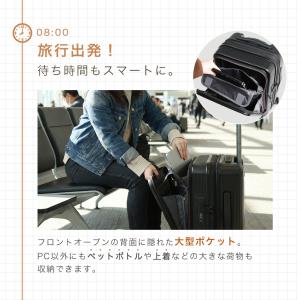 スーツケース キャリーケース s フロントオー...の詳細画像5