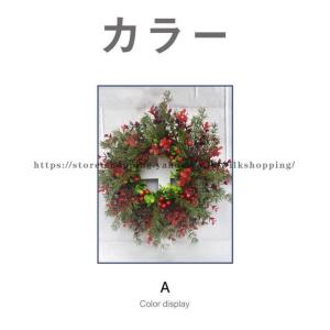クリスマスリース クリスマス飾り 花 ギフト ...の詳細画像2