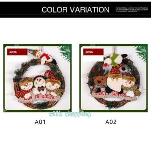クリスマスリース 飾り 玄関 部屋 北欧 おし...の詳細画像1