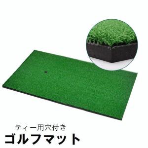 ゴルフマット ショットマット 30 60cm ゴルフ練習 トレーニング用品 穴付き スイング ドライバー アイアン パター 自宅 室内 屋内 屋外 人