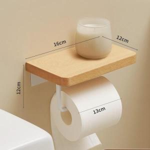 片手で切れる トイレットペーパーホルダー 2連...の詳細画像1