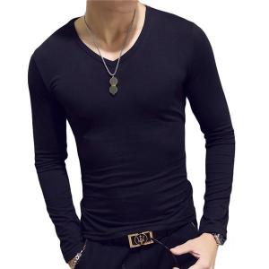 Tシャツ 長袖 メンズ プルオーバー ス 無地...の詳細画像2