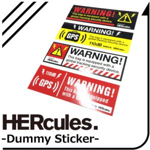 HERcules ハーキュリーズ　ダミーステッカー　旅行雑貨 トラベルグッズ　旅行用品 カバー ケー...