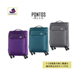 スーツケース カメレオン ポントス PONTOS CLX FG5*004 33L 拡張時 37L 機内持ち込み キャリーケース 1-3泊用 4輪 TSAロック サムソナイト Samsonite
